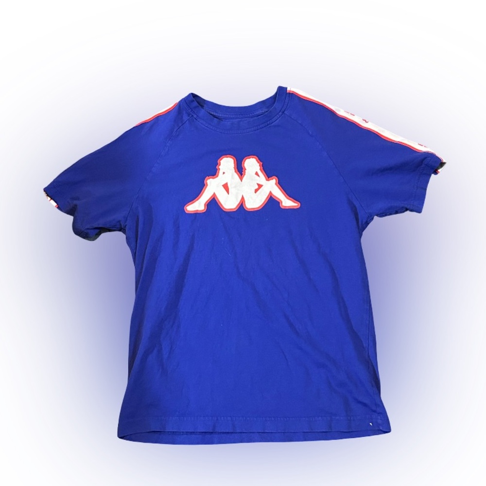Kappa Royal Blue Short Sleeve Tape Avirec Tee